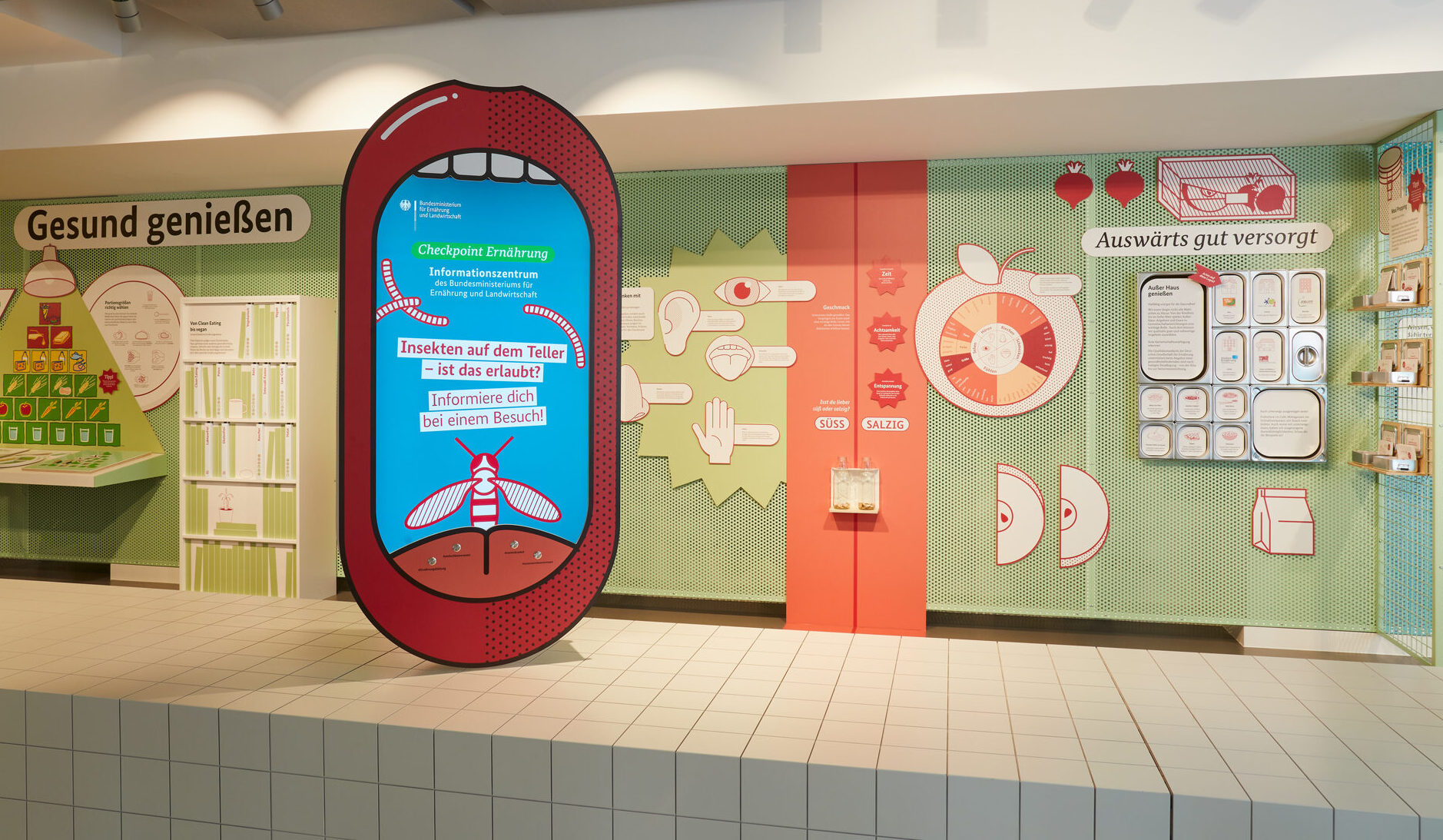 PROJEKTE CHECKPOINT: Gutes gut kommunizieren. Pos. 1, Ausstellung.