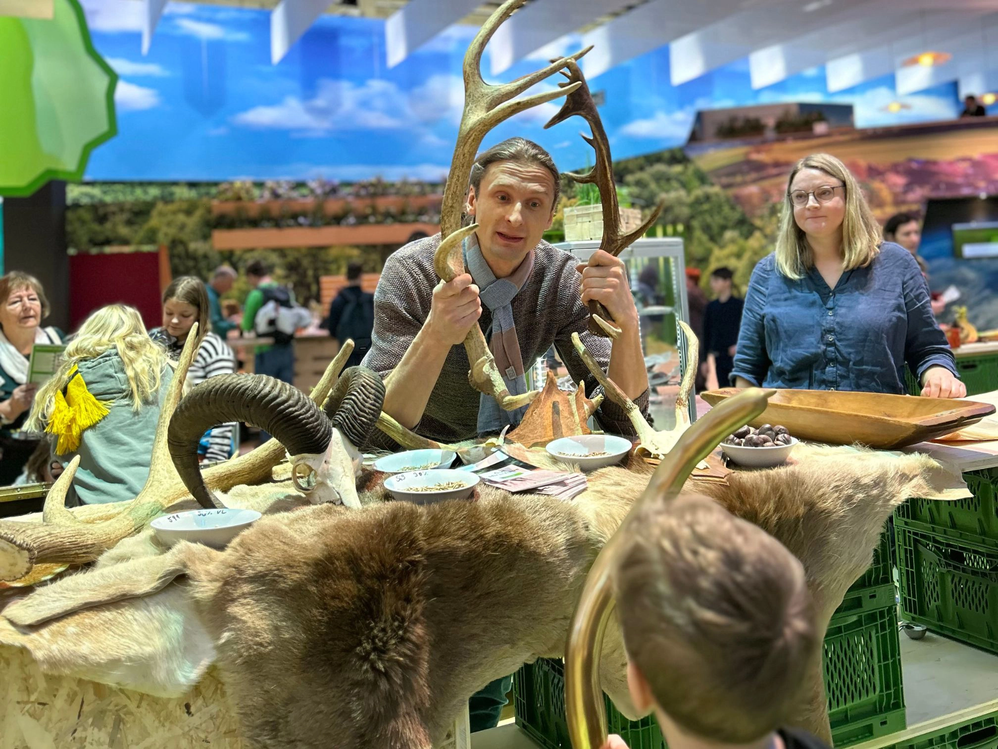 Projektbild_GrüneWoche_BMLEH-Halle_3 m&p: public relations Bio-Bauernstand in der BMLEH-Halle